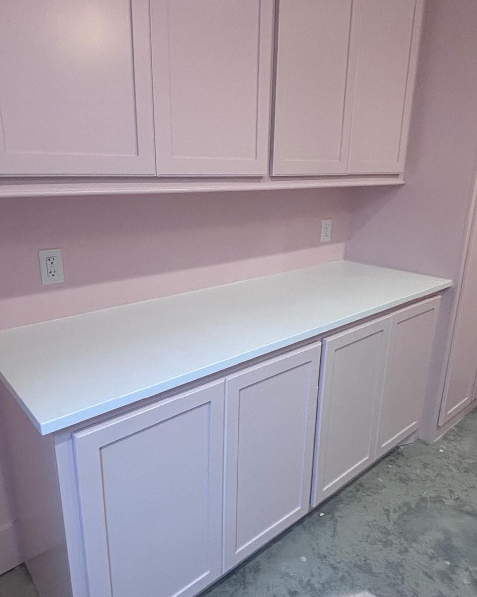 Stone bathroom vanity countertop fabrication Brandon MS area